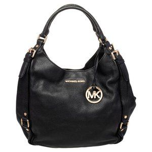 Michael Kors Black Bedford Leather Hobo Bag